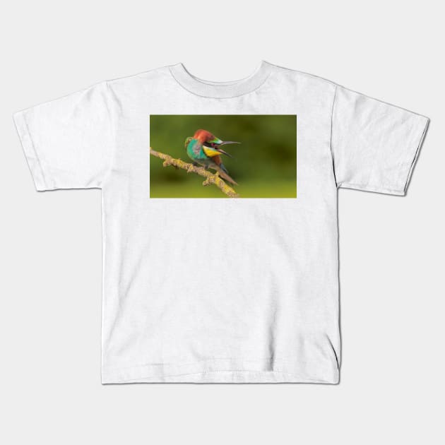 Bee Eater Kids T-Shirt by kawaii_shop